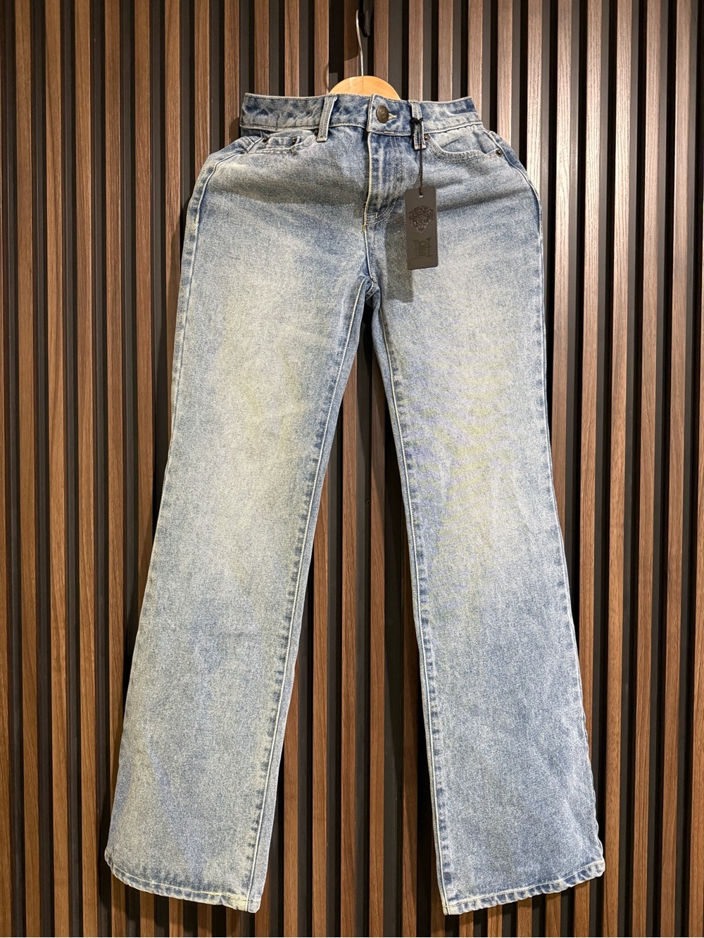 Ed Hardy Light Blue Straight Leg Jeans